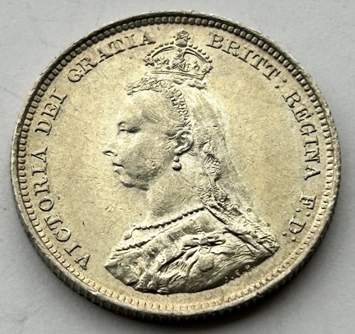 1887 victoria silver shilling - 1887,