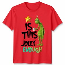 Grinch Christmas T-Shirt Funny Ugly Unisex Funny Holiday Tee #MC16