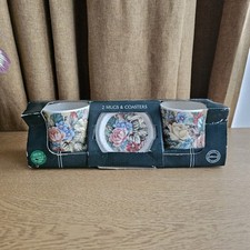 Vintage Floral St Michael Pair