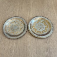Brass decorative plates etched - decorative,