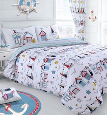 Nautical seagull duvet cover - nautical,