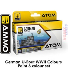 German U-BOOT WWII paint set 6