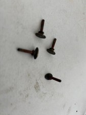 TRIANG  R351 R751 R357 SET OF 4 LONG SHAFT OVAL STEEL BUFFERS EM2 CL 31 37