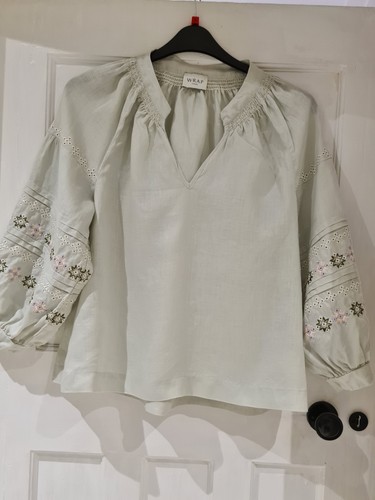 Wrap london embroidered linen - wrap,