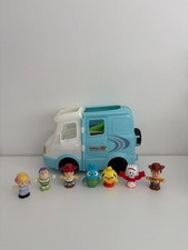 DISNEY FISHER PRICE LITTLE PEOPLE TOY STORY RV CAMPERVAN AND 7 FIGURES JESSIE 