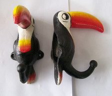 PAIR OF TOUCAN HOOKS HAND