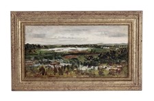 Antique oil painting - by, george