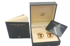 Dunhill Cufflinks Gold Tone