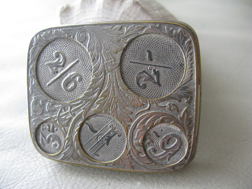 Antique chatelaine nickel - antique,