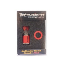 Solar Tackle Titanium Indicator Heads Small Red x 3