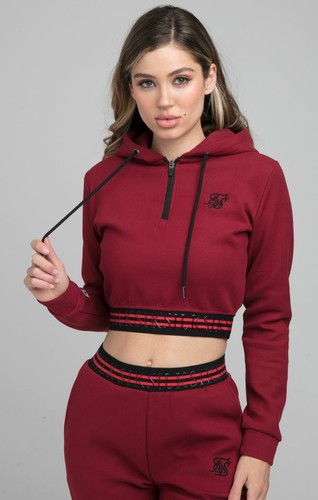 Siksilk womens burgundy - womens,