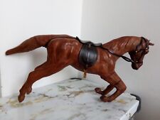 Vtg Large Wooden Horse Statue