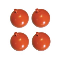 Plastic Round Ball Floats For 1/2" Ball-cock / Float Valve 4-1/2" Red (4 Pack)