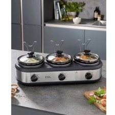 EGL Triple Slow Cooker