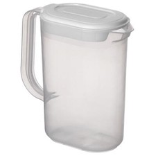 1.5 Litre Plastic Fridge Door Jug with Lid Milk Juice Water Container Dispenser