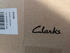 Clarks Girls Black Leather