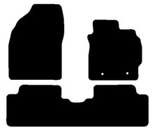 Toyota Auris 2010 Car Mats Good Condition Full Set 