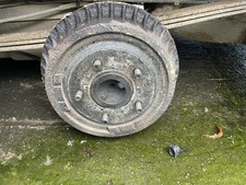 1996 CHEVROLET GMC SAFARI ASTRO VAN 4.3 V6 4x4 REAR BACK AXLE WITH BRAKES HUBS