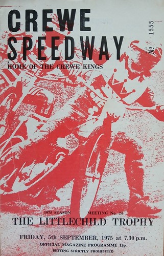 Crewe speedway programme the - programme:,