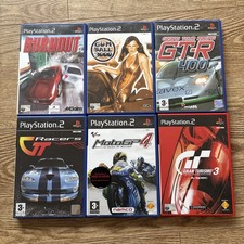 6X PS2 Driving Games PAL Complete GT Burnout Gumball MotoGP GT-R Playstation VGC