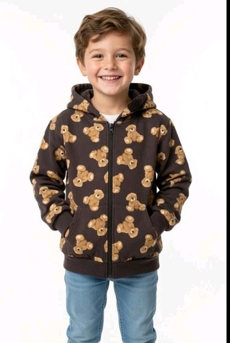 Brown teddy bear hoodie - brown,