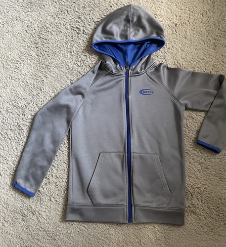 Grey crane boys zip hoodie - crane, up