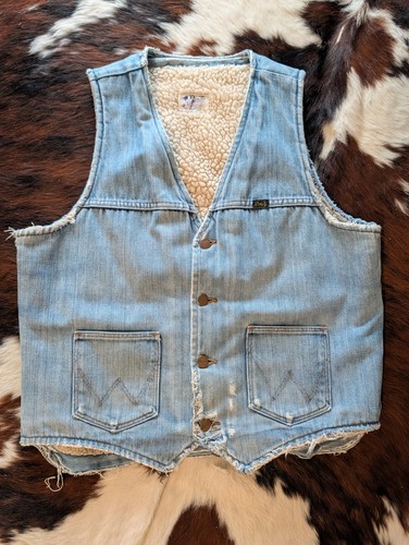 Wrangler denim vest vintage - wrangler,