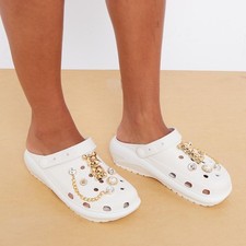 Womens Platform Heeled Clogs