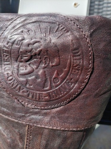 Diesel vintage leather boots - diesel,