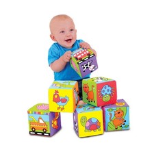 Galt Toys Baby Soft Blocks Soft Stacking Playing Blocks For Ages 6 Months+ New