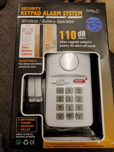Security keypad alarm system - keypad,