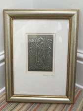 Embossed Pewter Panel Framed