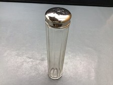  VINTAGE  GLASS  POWDER/ TALC