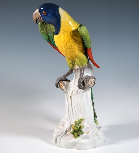 Meissen antique parrot figure - antique,