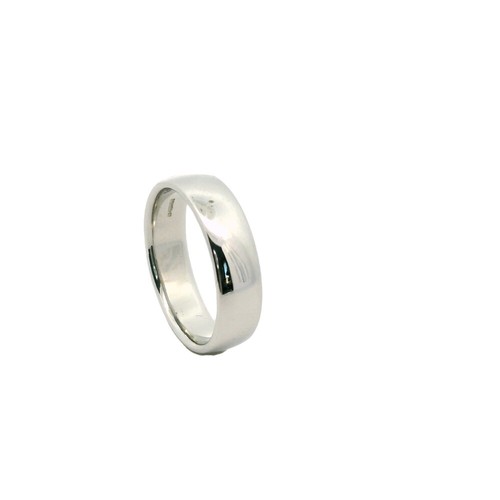 Platinum 5mm wedding band ring - 5mm,