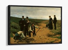 ERIK HENNINGSEN, THE MURDER OF A CHILD -FLOAT EFFECT CANVAS WALL ART PIC PRINT