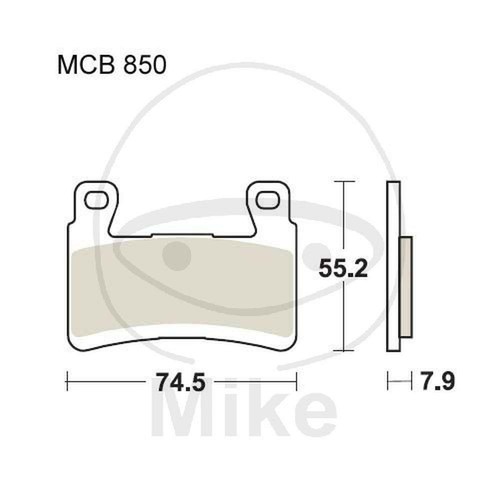 Sintered brake pads trw for - brake,
