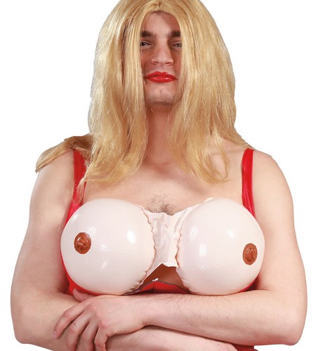 Inflatable fake boobs breasts - inflatable,