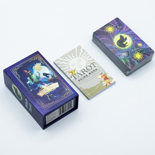 Purple foil witch tarot - foil,