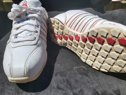 Swiss trainers white and - white, red
