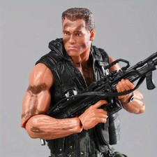 Commando Movie Arnold Schwarzenegger Action Figure: 17.5cm  PVC Figurine.