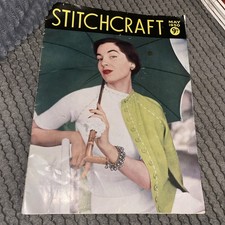 STITCHCRAFT  May  1950 - Magazine Knitting , Embroidery, Crochet