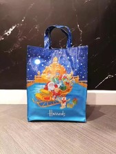 Geniune  Harrods Christmas Tote shopper Bag . new 【RRP £29.95 Bargain】