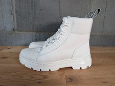 DR MARTENS COMBS TECH UTILITY BOOTS WHITE SIZE 6 UK