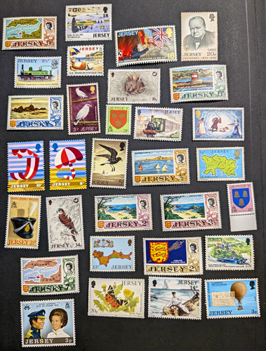 Jersey mint stamps x31 - jersey,