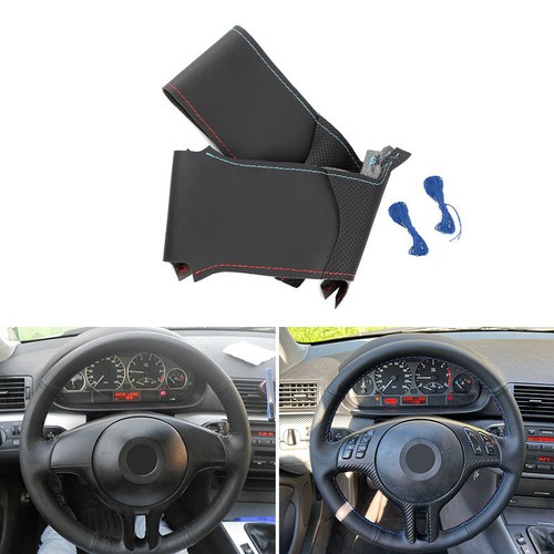 Red blue line steering wheel - red-blue,