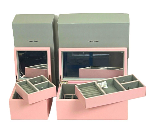 Pandora jewellery box pink - box,