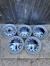 Early MGB steel Wheels Mk1 With NOS Hub Caps 