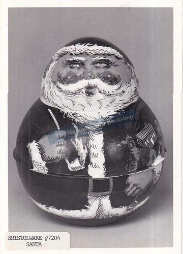 Bristol ware santa tin 1980 - ware,