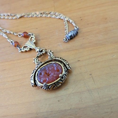 Vintage libra zodiac necklace - libra,